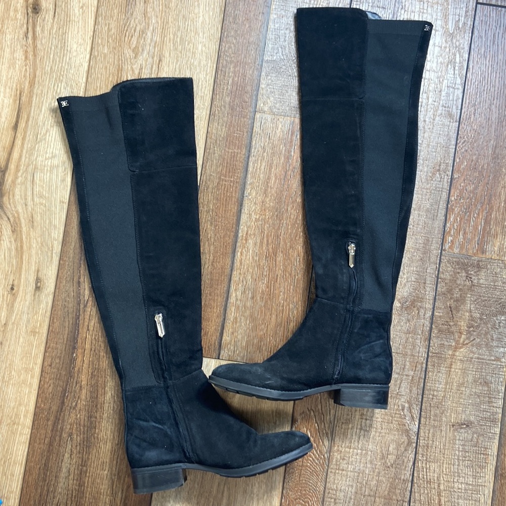Sam Edelman Over the Knee Suede Stretch Boots Size 6 - Picture 3 of 13
